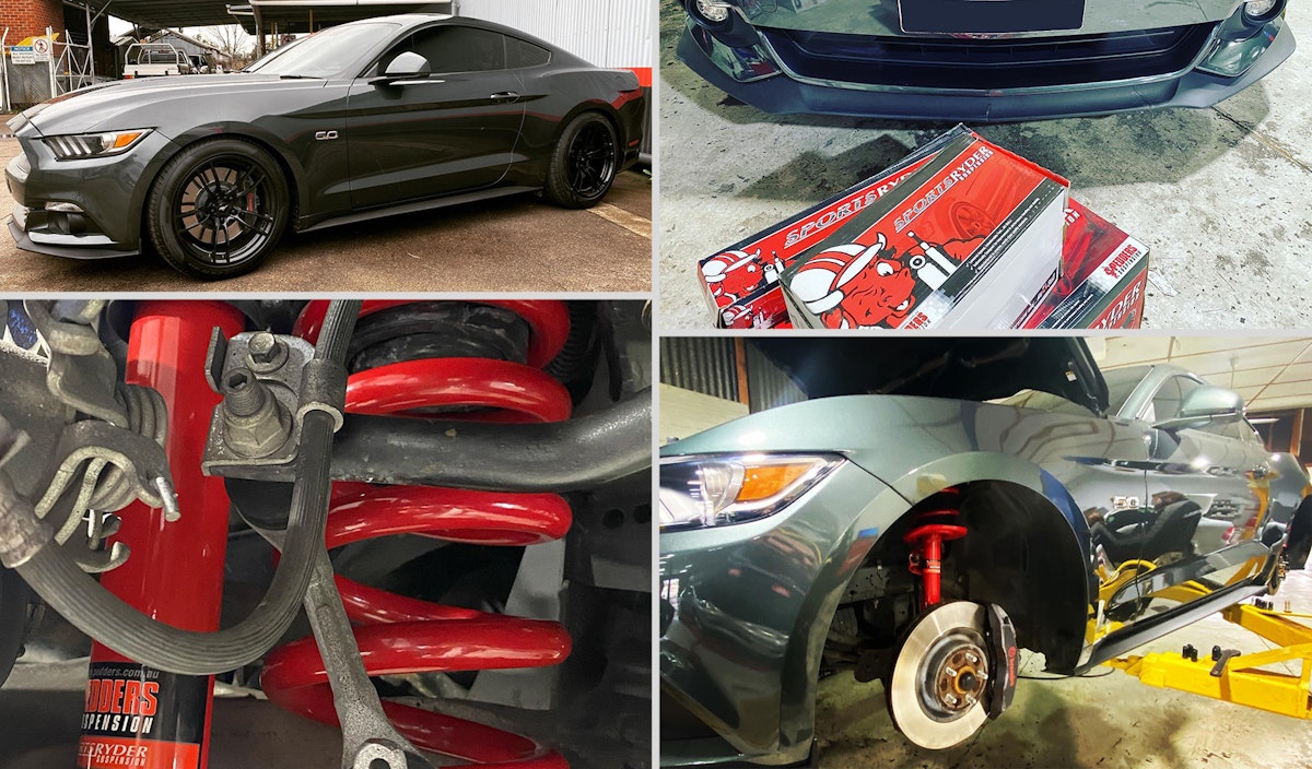 Mustang Sportsryder Suspension Upgrade - Use the arrows to browse these images...